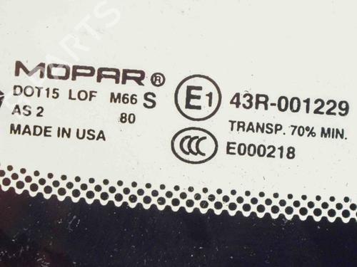 Front right quarter glass CHRYSLER PACIFICA (RU) 3.6 | BP27756506C112 