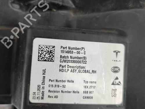 Right headlight TESLA MODEL 3 (5YJ3) EV AWD | BP29485969C29 