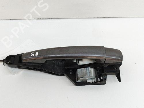 Used Rear right exterior door handle PEUGEOT 2008 I (CU_) 1.2 VTi (82 hp) 19329664