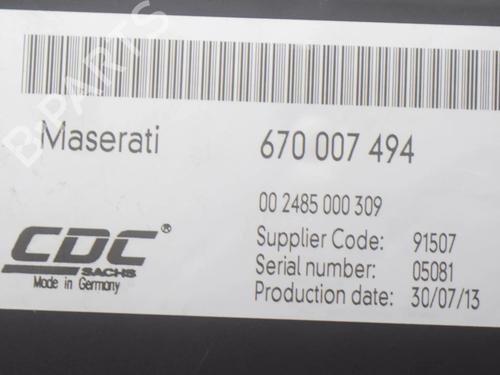 Electronic module MASERATI QUATTROPORTE VI 3.8 GT S | BP36043037M83 - Image 6