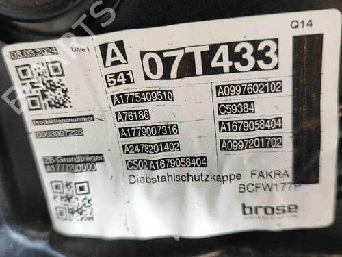 Front left window mechanism MERCEDES-BENZ A-CLASS (W177) AMG A 35 4-matic (177.051) | BP27797106C22