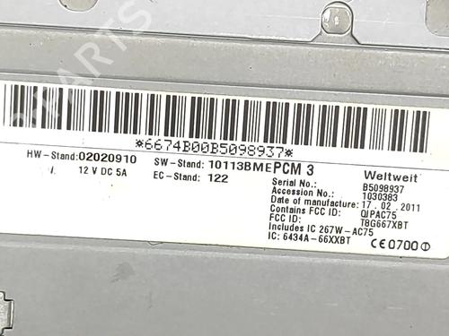 Electronic module PORSCHE CAYMAN (987) S 3.4 | BP29753263M83 