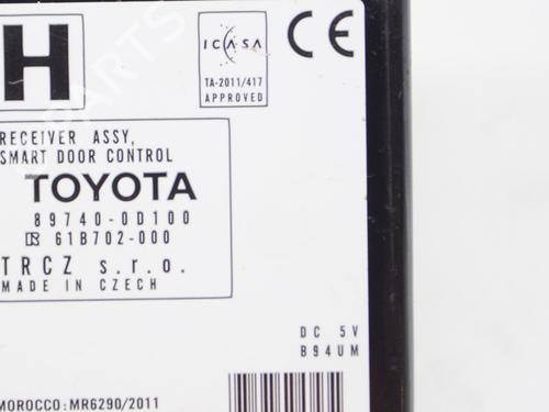 Electronic module TOYOTA YARIS (_P13_) 1.5 Hybrid (NHP130_) | BP10074612M83 