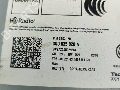 Electronic module VW GOLF VII Variant (BA5, BV5) 2.0 TDI | BP29920202M83