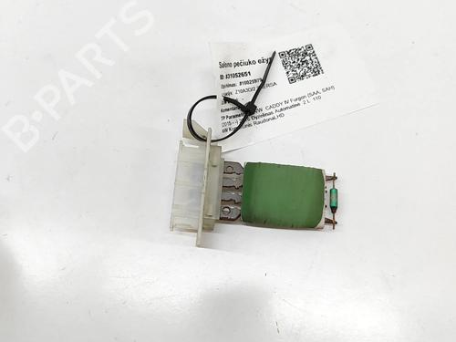 Used Heater resistor VW CADDY IV Box Body/MPV (SAA, SAH) 2.0 TDI 4motion (150 hp) 27350629