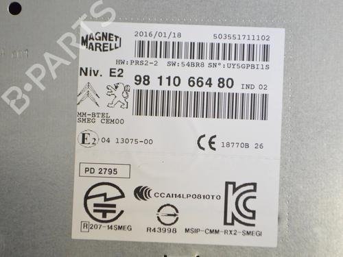Electronic module PEUGEOT 2008 I (CU_) 1.2 VTi | BP30281896M83 