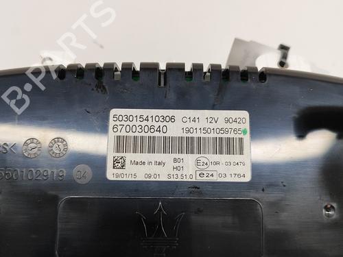 Instrument cluster MASERATI GHIBLI III (M157) 3.0 S Q4 | BP24581241C47 