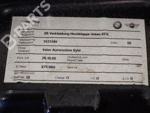 Heckklappenverkleidung BMW Z4 Coupe (E86) 3.0 si (265 hp) 6733575