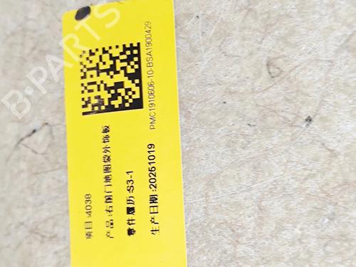 Front right panel TESLA MODEL 3 (5YJ3) EV | BP39884603C59 - Image 7