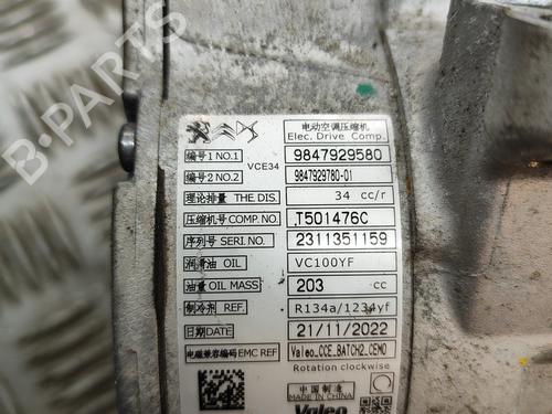 AC compressor PEUGEOT 2008 II (UD_, US_, UY_, UJ_, UR_, UC_) e-2008 (UKZKXZ) | BP30130531M34