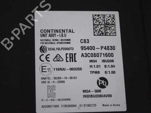 Electronic module KIA SORENTO IV (MQ4, MQ4A) 1.6 T-GDi Hybrid AWD | BP30245580M83