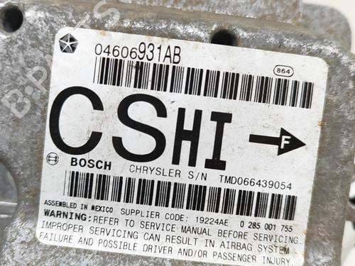 ECU airbags CHRYSLER PACIFICA 3.5 AWD | BP25787425M53 