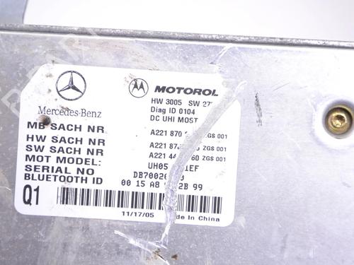 Electronic module MERCEDES-BENZ S-CLASS (W221, V221) S 500 (221.071, 221.171) | BP30217495M83  - Image 5