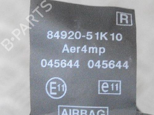 Front right seatbelt OPEL AGILA (B) (H08) 1.0 (F68) | BP10398714I25 