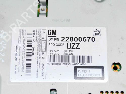 Electronic module OPEL ASTRA J (P10) 2.0 CDTI (68) | BP11814955M83 