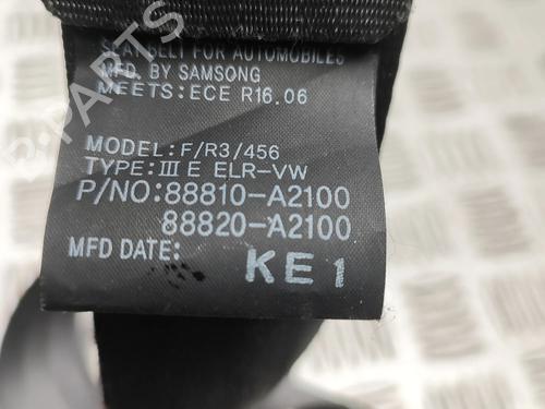 Front left seatbelt KIA CEE'D (JD) 1.6 CRDi 115 | BP35726825I26  - Image 8