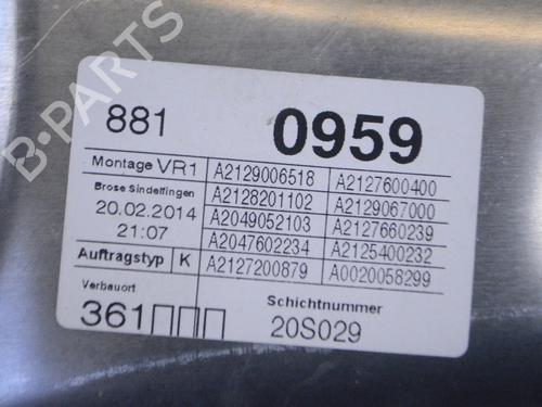 Front right window mechanism MERCEDES-BENZ E-CLASS (W212) E 220 BlueTEC (212.001) | BP33364756C23  - Image 5