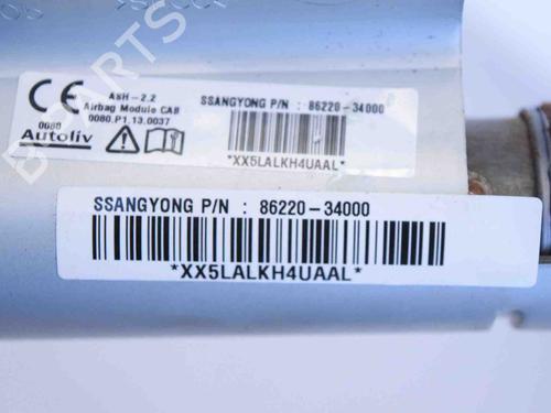 Høyre gardin kollisjonspute SSANGYONG KORANDO (CK) 2.2 Xdi | BP30254028C12 