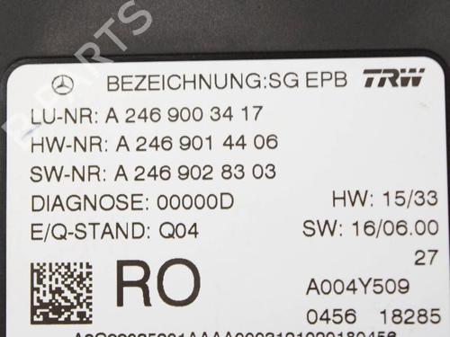 Electronic module MERCEDES-BENZ CLA Coupe (C117) CLA 180 (117.342) | BP7738666M83 