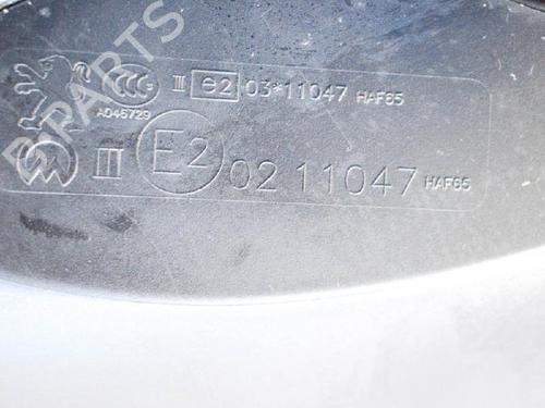 Left mirror PEUGEOT 208 I (CA_, CC_) 1.2 VTI 82 | BP6742973C26 