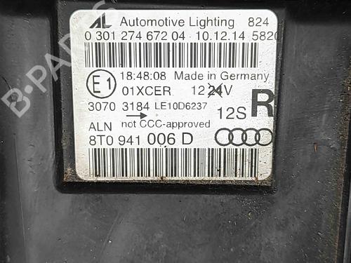 Right headlight AUDI A5 Convertible (8F7) 2.0 TDI | BP27887569C29 