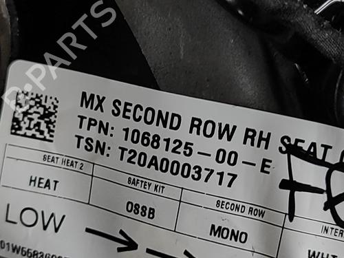 Sæde Bagtil TESLA MODEL X (5YJX) P100D AWD | BP33661395C17  - Image 9