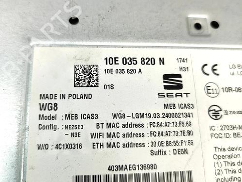 Electronic module CUPRA BORN (K11) 58 | BP33388485M83  - Image 6