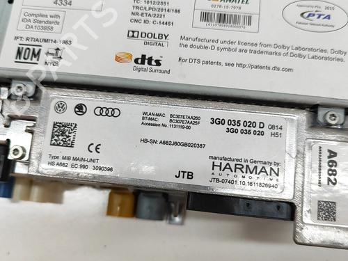 Electronic module VW PASSAT B8 Variant (3G5, CB5) 1.4 TSI | BP28566805M83  - Image 6