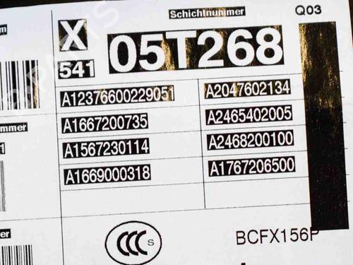 Rudehejsemekanisme ventre foran MERCEDES-BENZ GLA-CLASS (X156) GLA 180 (156.942) | BP6743823C22 