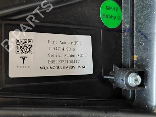 Heater matrix TESLA MODEL Y (5YJY) EV Performance All-wheel Drive | BP33363405M63  - Image 8