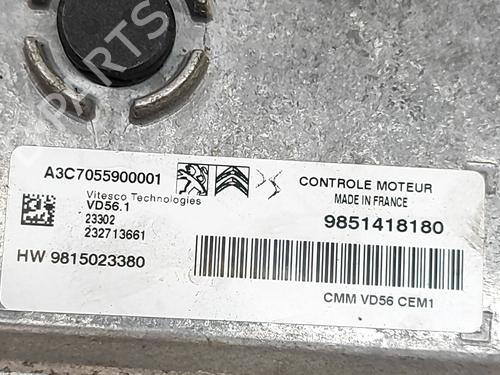 Engine control unit (ECU) CITROËN C4 III (BA_, BB_, BC_) 1.2 PureTech 130 (BAHNSA, BAHNSB) | BP28557890M57