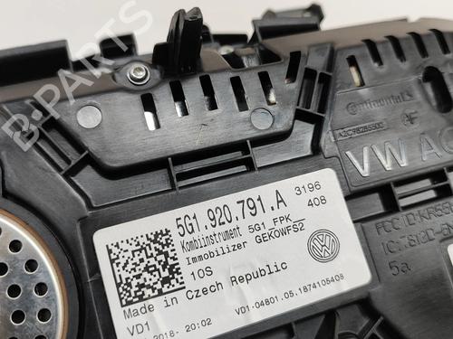 Instrument cluster VW GOLF VII (5G1, BQ1, BE1, BE2) 2.0 GTI | BP29283012C47 