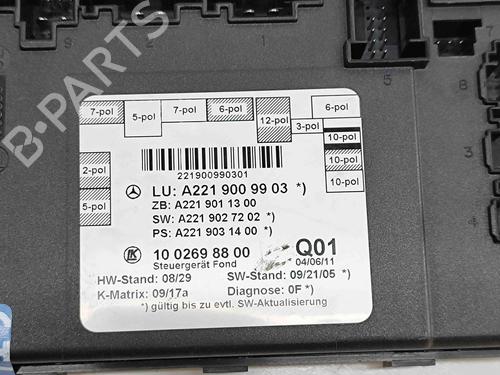 Electronic module MERCEDES-BENZ S-CLASS (W221, V221) S 350 BlueTec (221.026, 221.126) | BP29404767M83 