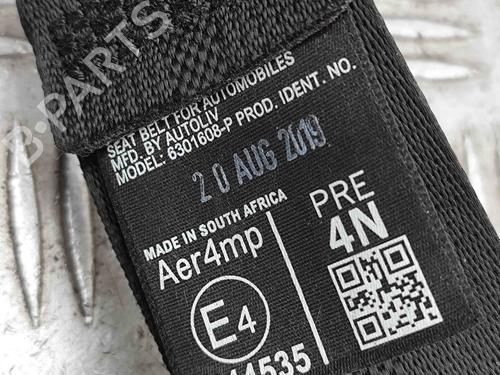 Rear right seatbelt TOYOTA HILUX VIII Pickup (_N1_) 2.4 D 4WD (GUN125_, GUN125R) | BP30196503I28 