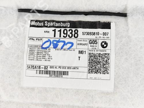 Interiør tag BMW X5 (G05, F95) xDrive 30 d Mild-Hybrid | BP32500656I12 