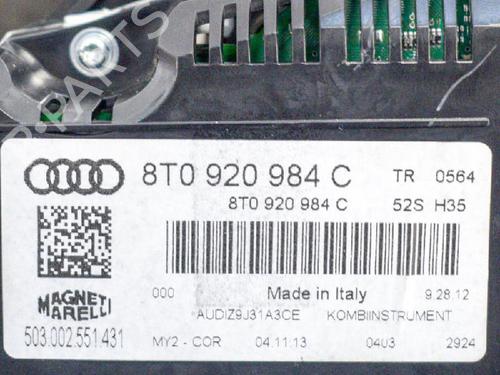 Instrument cluster AUDI A5 Sportback (8TA) S5 quattro | BP6740973C47 