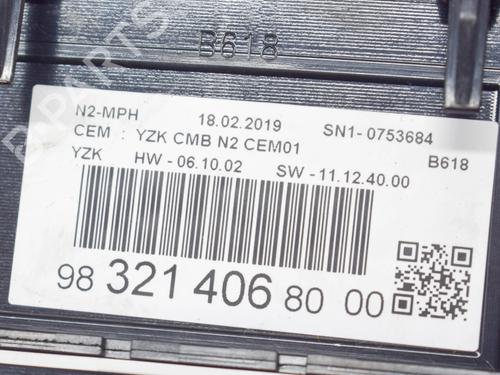 Instrument cluster CITROËN C3 III (SX) 1.2 VTi 82 | BP10369200C47 