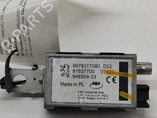 Antenne/Base PEUGEOT 3008 II SUV (MC_, MR_, MJ_, M4_) 1.2 THP/ PureTech 130 (MRHNSM, MRHNSU, MRHNSJ, MRHNYW,... (131 hp) 16536219