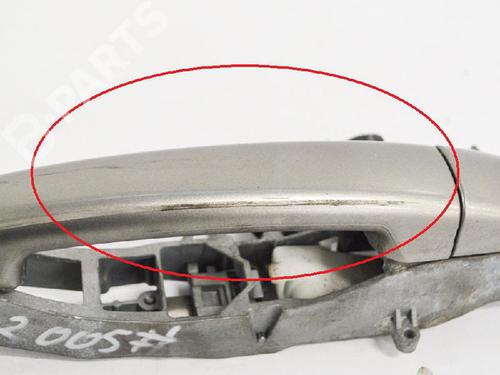 Rear left exterior door handle PEUGEOT 5008 (0U_, 0E_) 1.6 HDi | BP6736829C130 