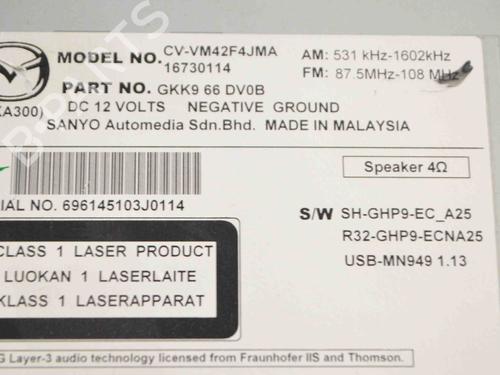 Electronic module MAZDA 6 Estate (GJ, GL) 2.2 D (GJ2FW, GJ692) | BP30221774M83