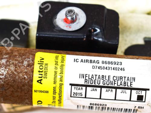 Right curtain airbag VOLVO XC90 I (275) T6 AWD | BP8842737C12 