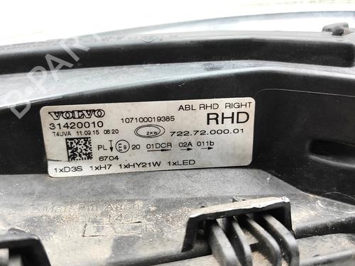 Right headlight VOLVO V40 Hatchback (525) D4 | BP38267794C29 - Image 6
