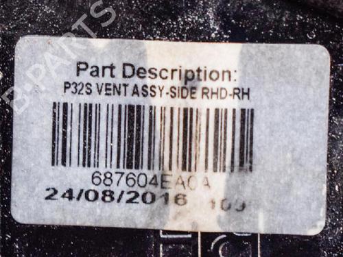 Air vent NISSAN QASHQAI II (J11, J11_) 1.2 DIG-T | BP14662567I21 