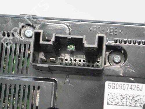 Climate control VW GOLF VII (5G1, BQ1, BE1, BE2) 1.6 TDI | BP6743855I5 