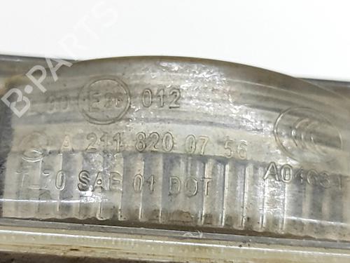 Licence plate light MERCEDES-BENZ SLK (R171) 200 Kompressor (171.442) | BP22620506I40 