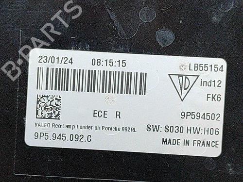 Right taillight PORSCHE 911 (992) GT3 (992810) | BP29867318C35