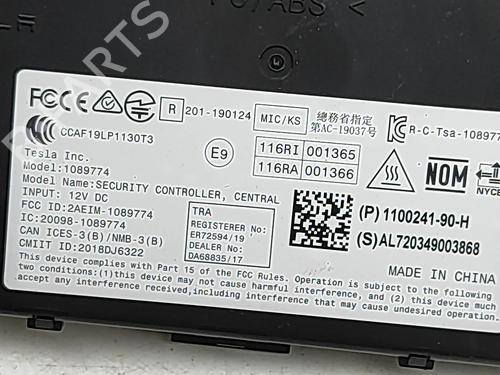 Electronic module TESLA MODEL 3 (5YJ3) EV AWD | BP33732534M83  - Image 5