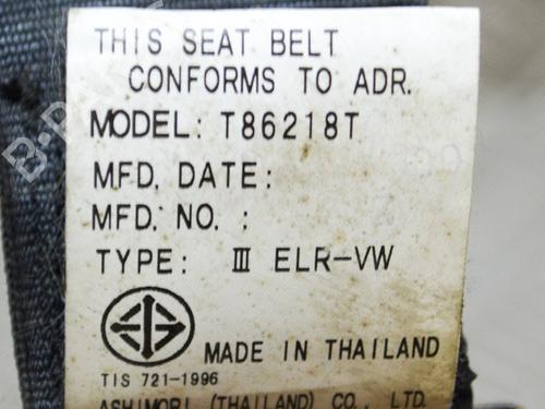 Rear left seatbelt FORD RANGER (ET) 2.5 TDCi 4x4 | BP10401690I29 