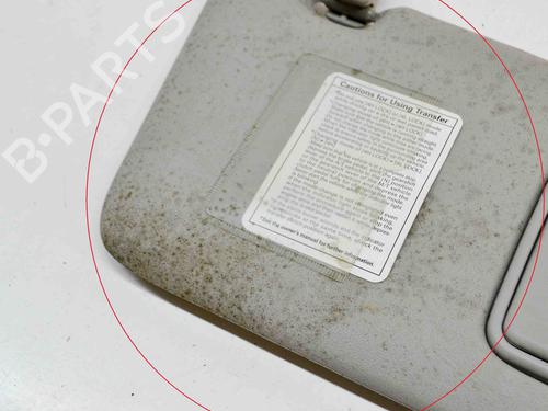 Right sun visor SUZUKI GRAND VITARA II (JT, TE, TD) 2.4 All-wheel Drive (JT424, JB424, TDA4) | BP8935210I2 
