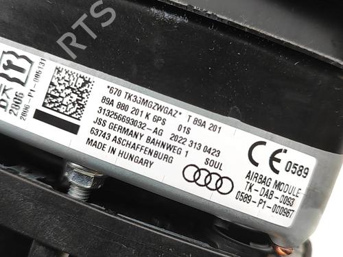 Driver airbag AUDI Q4 E-TRON SUV (F4B) 40 | BP32119646C9 